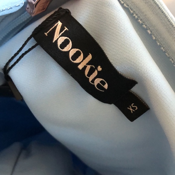 NOOKIE ALLURE EVENING DRESS in dusty blue - Picture 11 of 13